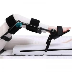 Lower limb CPM machine for knee rehabilitation after total knee replacement