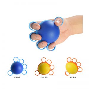 Anti-spasticity finger ball for stroke hand recovery exercises
