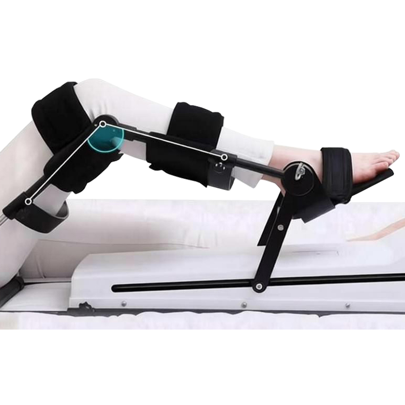 Lower limb CPM machine for knee rehabilitation after total knee replacement