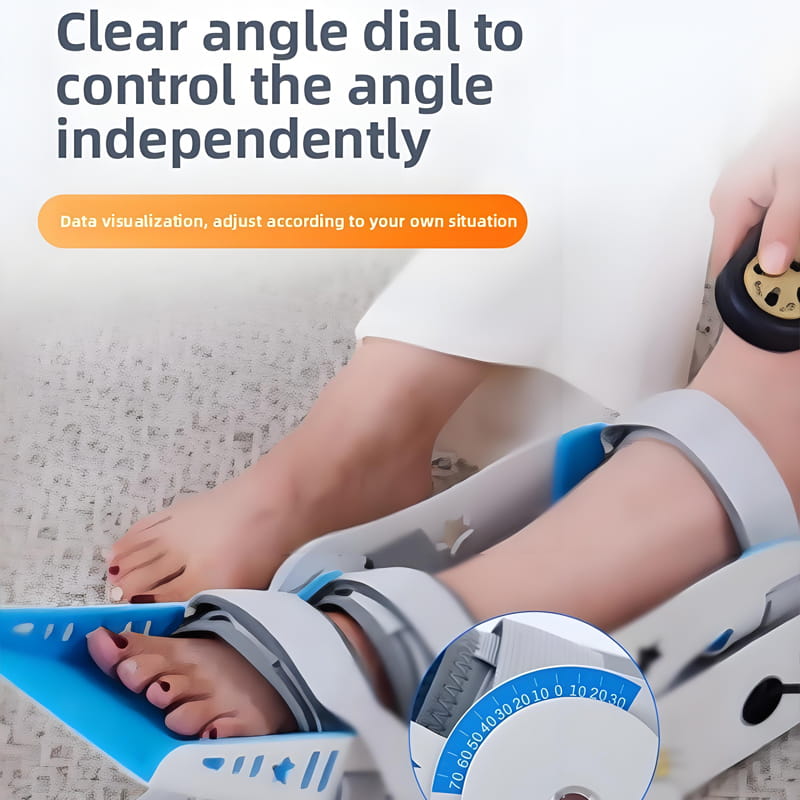 Motorized foot and ankle exerciser for stroke hemiplegia patient physical therapy