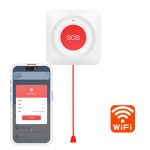 Smart Wi-Fi SOS alert button for elderly home safety care