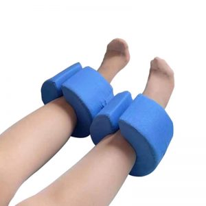 Anti-bedsore foot ankle support cushions for heel pressure offloading