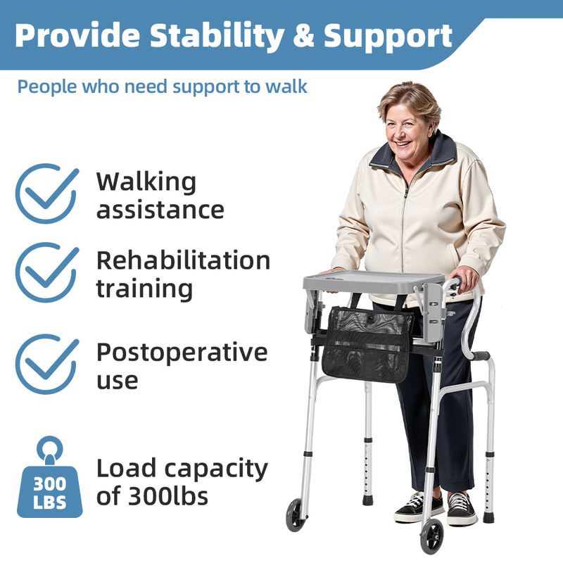 #1 Height Adjustable Rollator Walker | Best Custom Seat & Handles - Image 5