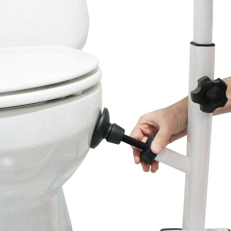 #1 Free Standing Toilet Grab Bars | No-Drill Safety Rails - Image 4