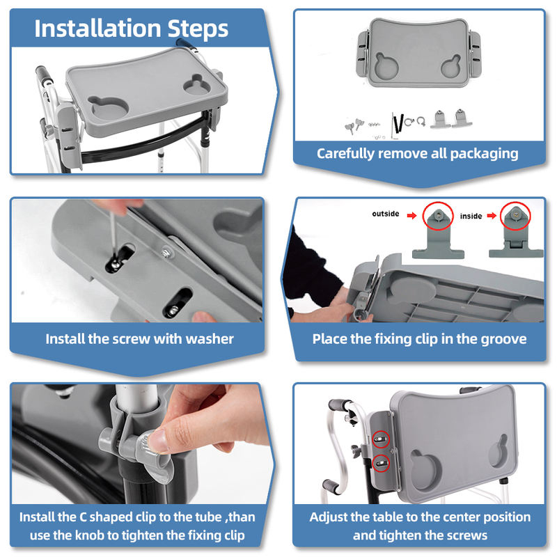 #1 Height Adjustable Rollator Walker | Best Custom Seat & Handles - Image 3