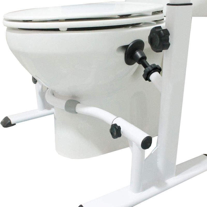 #1 Free Standing Toilet Grab Bars | No-Drill Safety Rails - Image 3
