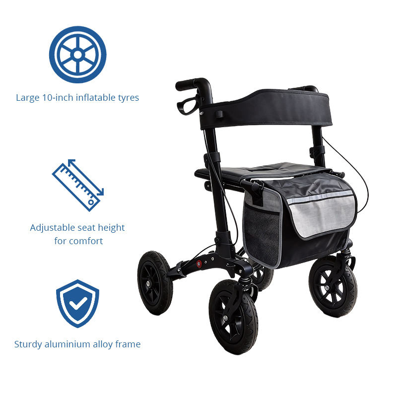 #1 Adjustable Height Mobility Walker | Folding Safety Aid - Image 2
