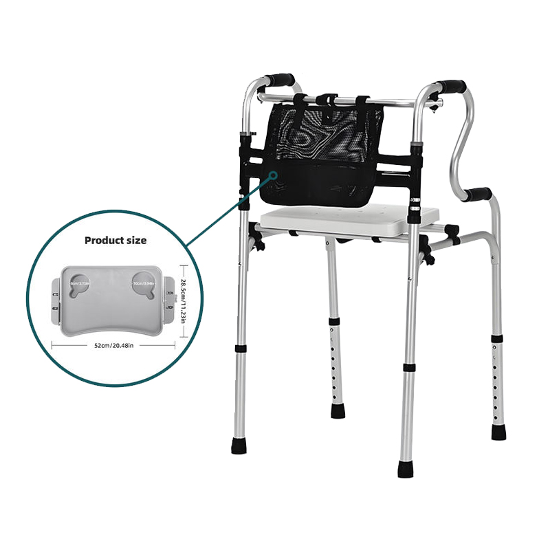 #1 Height Adjustable Rollator Walker | Best Custom Seat & Handles - Image 2