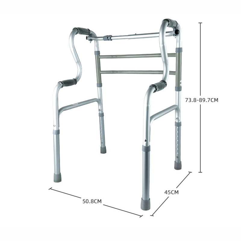 #1 Adjustable Height Folding Walker | Portable & Sturdy Aid - Image 4