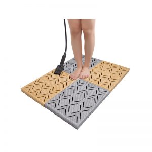 Foot warm non-slip EPP shower mat for senior bathroom safety and comfort