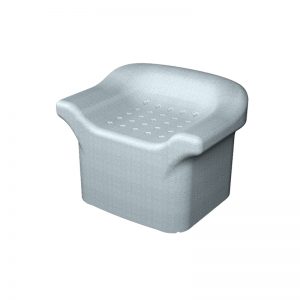 Non-slip EPP shower bath seat for senior bathroom safety
