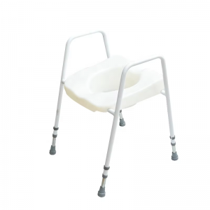 Raised Toilet Seat with Handles Elevated Safety Toilet Seat