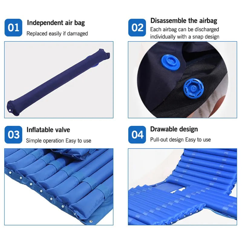 Anti-Bedsore Mattress with Pump 5-Level Pressure Relief System