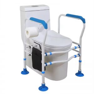 Free Standing Toilet Safety Rail Standalone Bathroom Guard