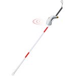 Smart ultrasonic blind cane with vibrating obstacle detection for visually impaired safety