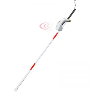 Smart ultrasonic blind cane with vibrating obstacle detection for visually impaired safety