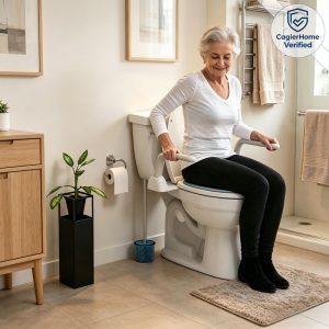 60 degree flip folding toilet safety rail for elderly no drill