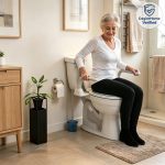 Folding Toilet Safety Rail Verfiried