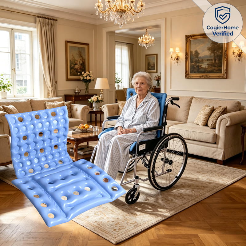 Inflatable Wheelchair Cushion 36-Cell Pressure Relief System
