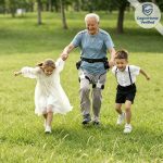 Intelligent electric walking assistance exoskeleton for AI-powered rehabilitation and elderly mobility