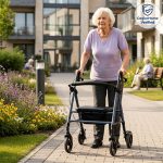 Lightweight Aluminum Mobility Rollator Walker
