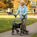 Lightweight Foldable Rollator Walker