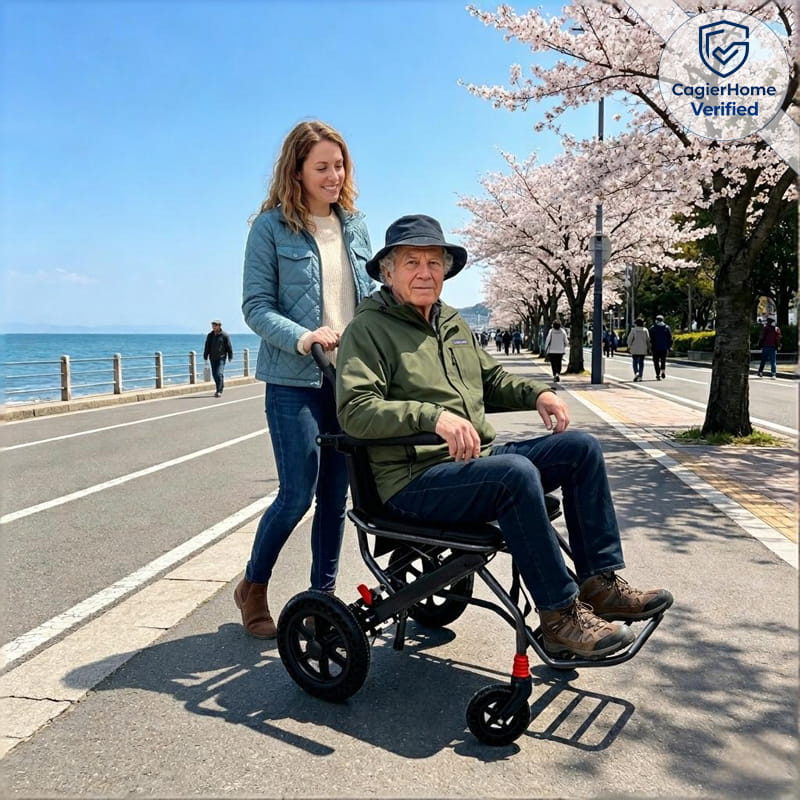 Lightweight Folding Manual Wheelchair