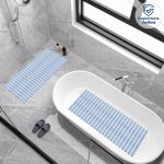 Non-slip spa shower bathtub mat with safety suction cups for seniors