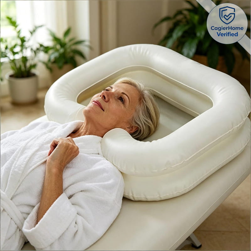 Portable Inflatable Hair Washing Basin Bedside Shampoo Solution for Seniors