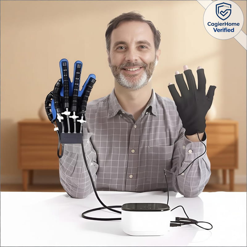 Smart Mirror Therapy Robotic Glove Home Hand Trainer for Finger Mobility