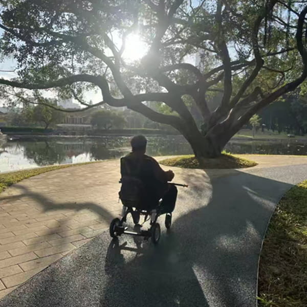 curated lightweight folding electric wheelchair for travel