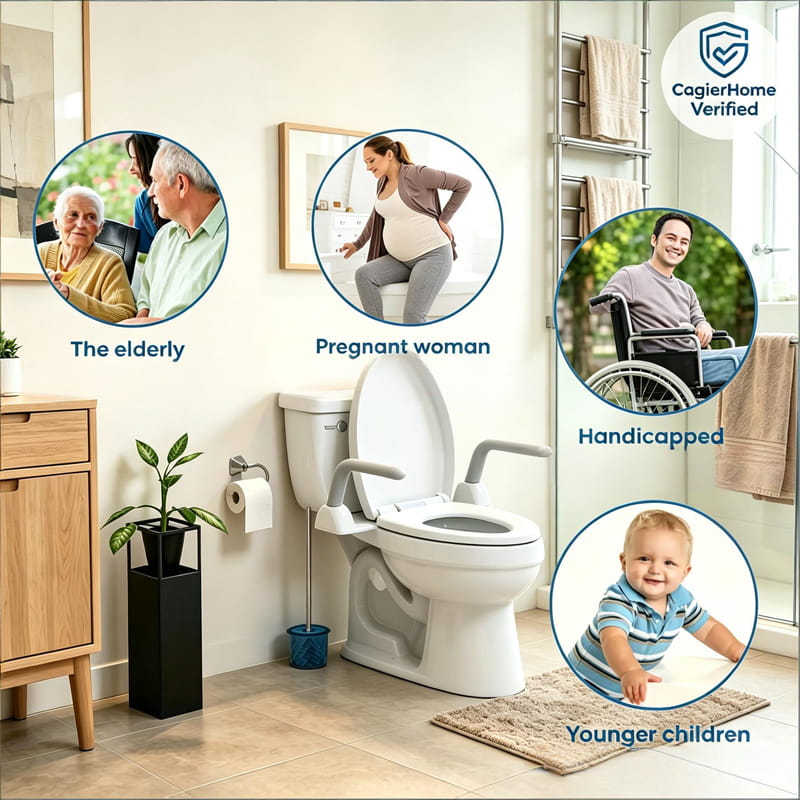 family use Folding Toilet Safety Rail