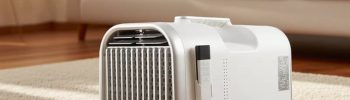 Portable air conditioner with 4100 BTU fast cooling and compact handle design